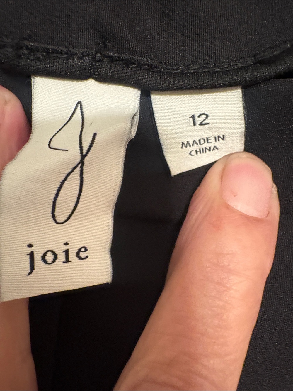 Joie Black Dress Pants - Straight Leg - Picture 2 of 6